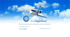 Desktop Screenshot of airesargentinos.com.ar